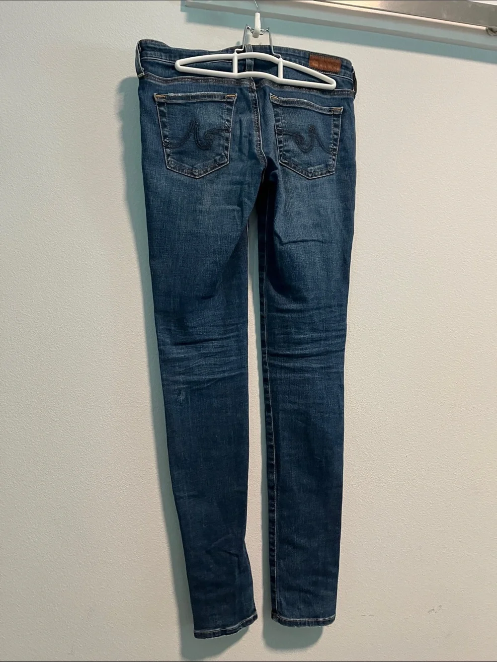 Ag Adriano Goldschmied Dark Blue Skinny Jeans - Picture 4 of 16